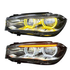 V2 Dual DRL LED Headlights Assembly for BMW X5 F15 (2014–2018)