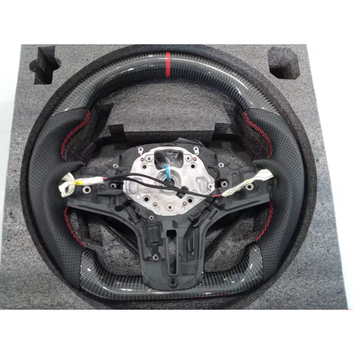 Real Carbon Fiber Heated M Sport Steering Wheel for BMW G Series M5, M8, X3M, X5, X6 & X7