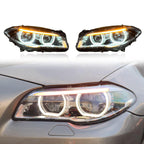 Full LED Headlights for BMW 5 Series F10/F18 2011-2017 Plug-and-Play Headlight Assembly