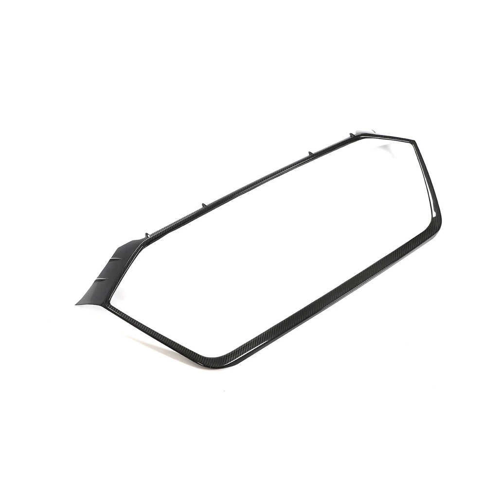 Audi RS6 C8 Avant Pre-Preg Dry Carbon Fiber Front Grille Insert Trim Cover 2019 - 2021