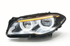 Dual Color Angel Eyes LED Headlights Assembly for BMW 5 Series F10 F18 (2010–2013)