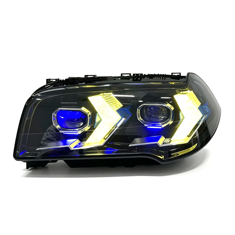 Dual-Color Laser Style LED Headlights for BMW X3 E83 2006-2010