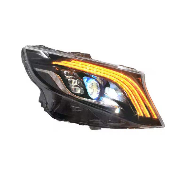 LED Headlights Assembly for Mercedes-Benz V-Class Vito W447 V250/V260 (2016–2021) | Premium LED Upgrade | LED Daytime Running Lights | Plug & Play