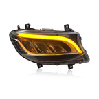 LED Headlights Assembly for Mercedes-Benz Sprinter | Three-Eye Style Upgrade | LED Daytime Running Lights | Plug & Play