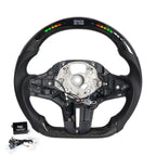 M Sport Carbon Fiber Heated LED Steering Wheel for BMW G Series F90 2018+