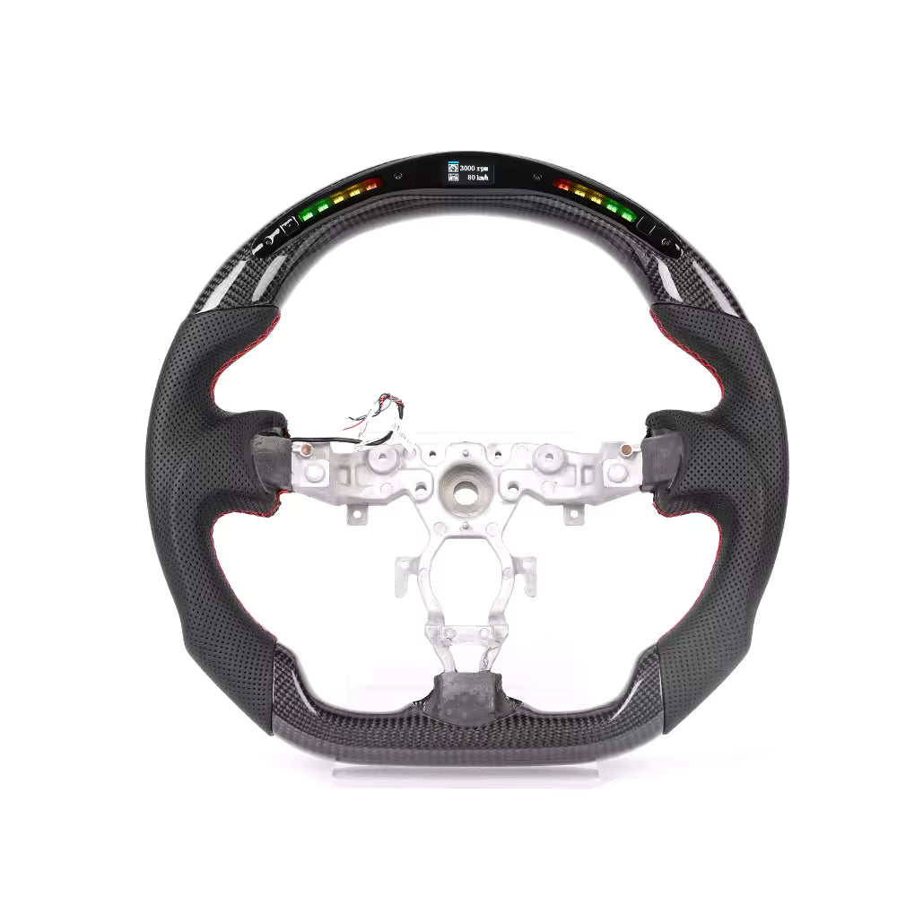LED Carbon Fiber Steering Wheel for Nissan 370Z Z34 2008-2021