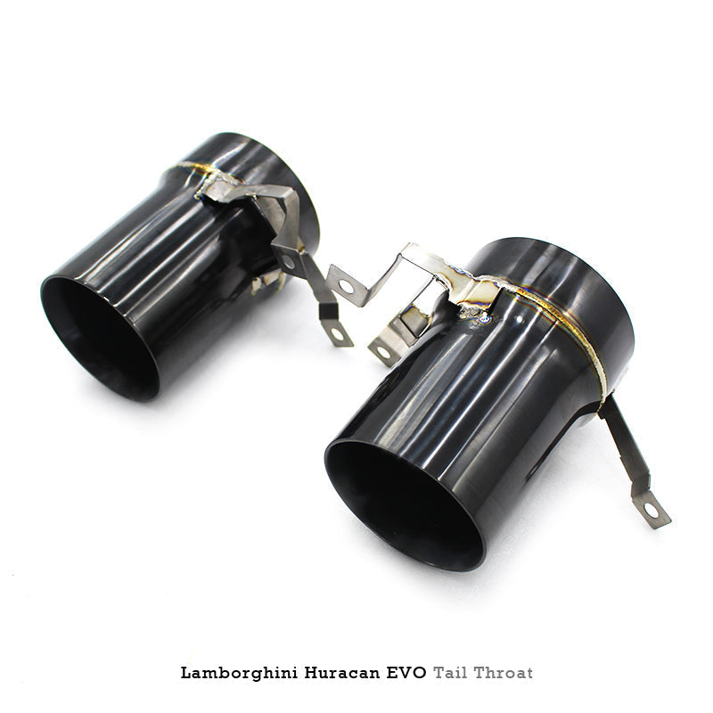 Titanium Exhaust Tips - Lamborghini Huracan EVO