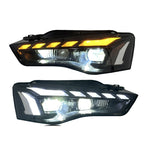 Full LED Headlights for Audi A5 2011–2018 Plug-and-Play Headlight Assembly