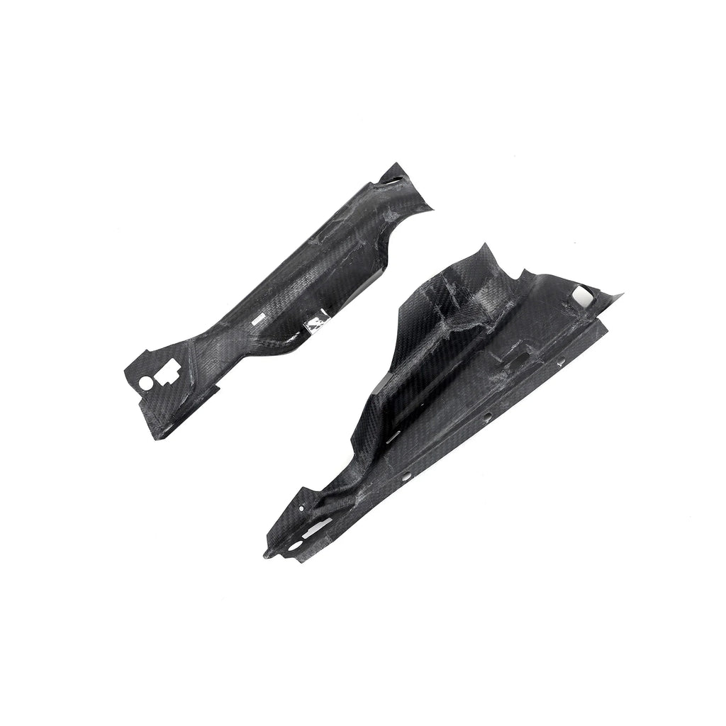Audi R8 V10 4S Dry Carbon Fiber Engine Bay Covers – 2 Piece Kit (2017–2023)