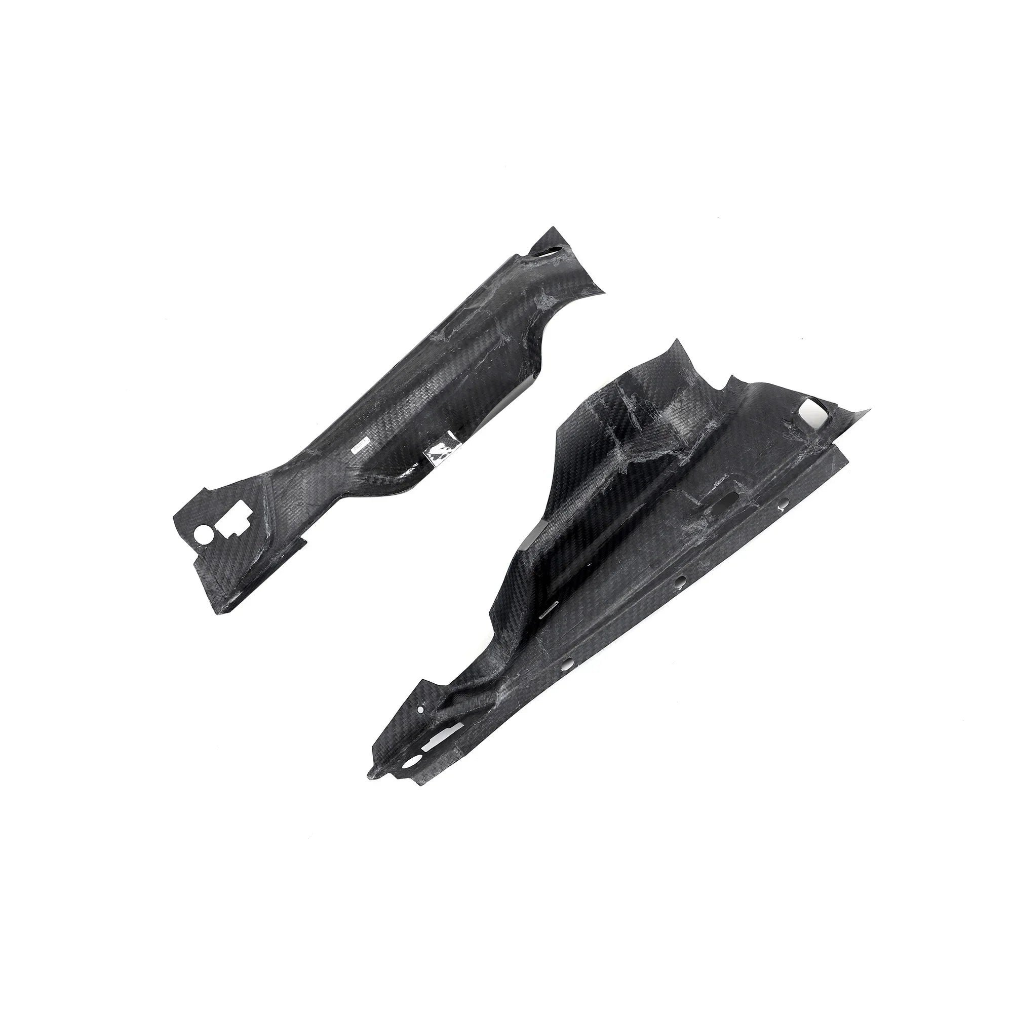 Audi R8 V10 4S Dry Carbon Fiber Engine Bay Covers – 2 Piece Kit (2017–2023)