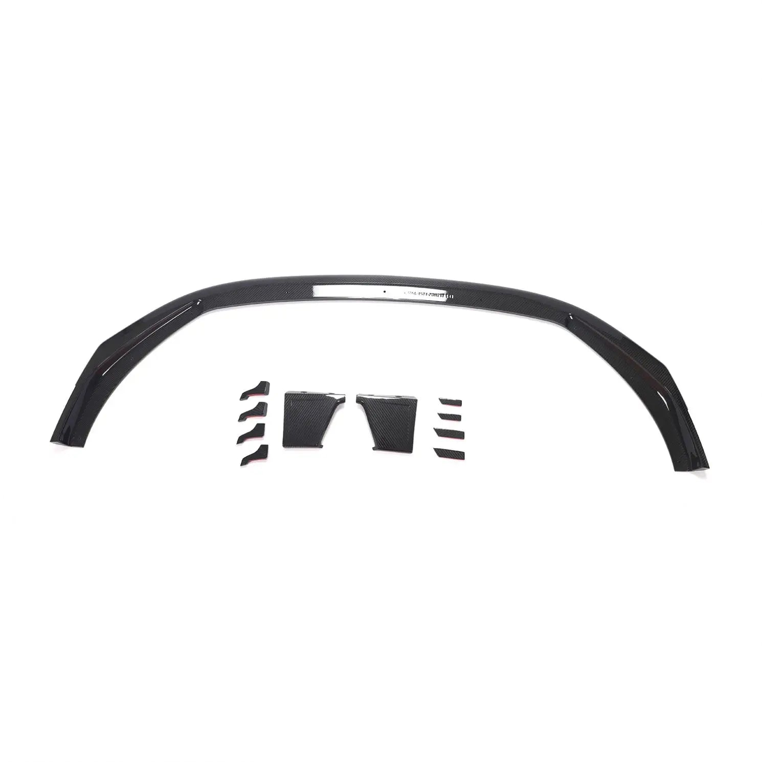Audi RS4 B9 Front Lip – Prepreg Dry Carbon Fiber Center Splitter (2019)