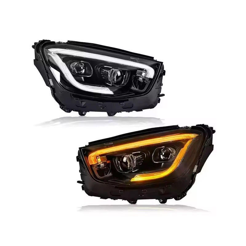 LED Headlights for Mercedes-Benz GLC W253 2016-2022 Plug-and-Play Headlight Assembly