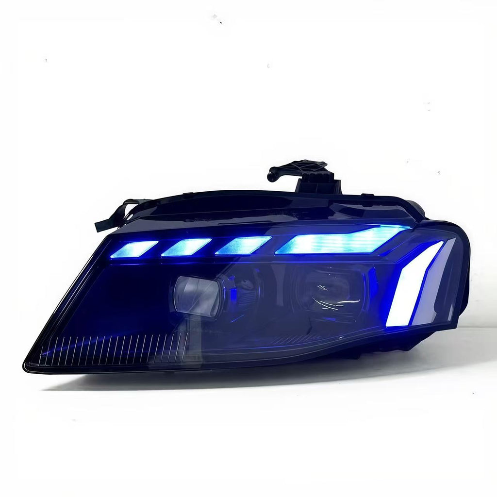 LED Headlights Assembly for Audi A4 B8 (2008–2012) | RS Style Upgrade | LED Daytime Running Lights | Plug & Play