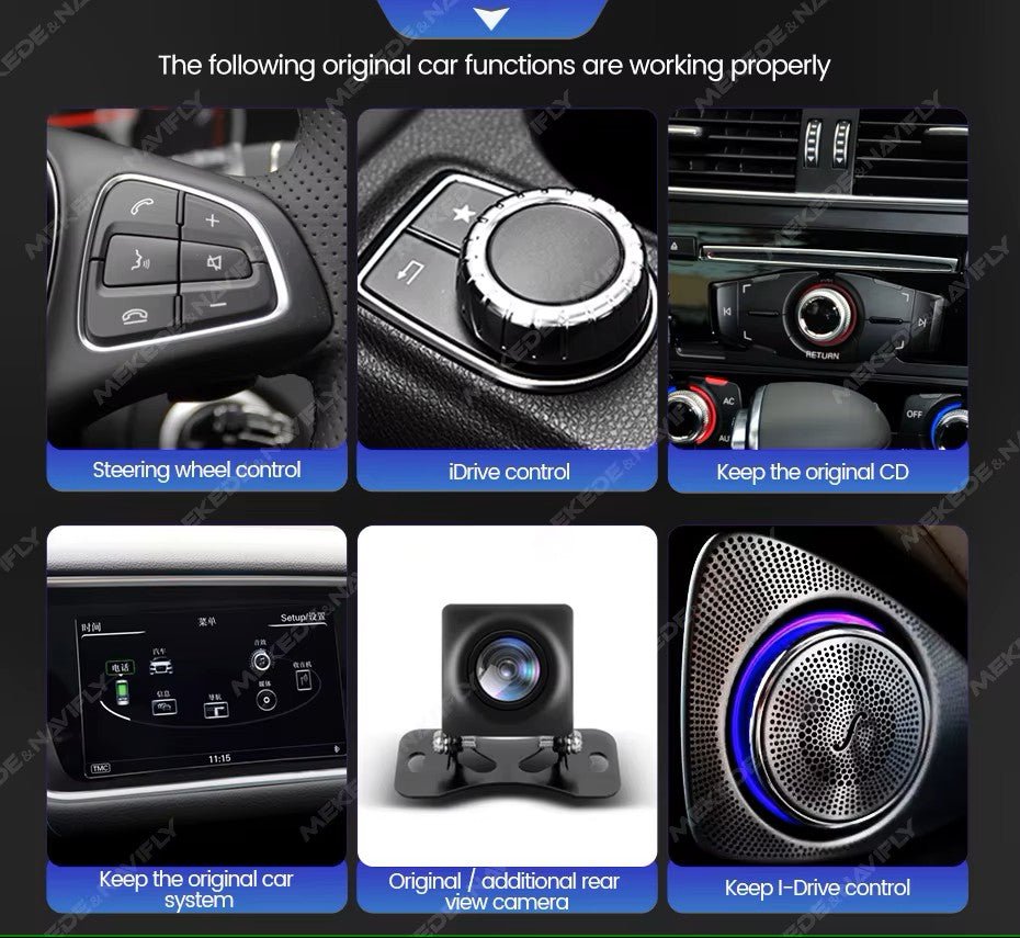 MNX 8.8" Touchscreen Upgrade for Audi A4 2009-2016 features Android/CarPlay Multimedia