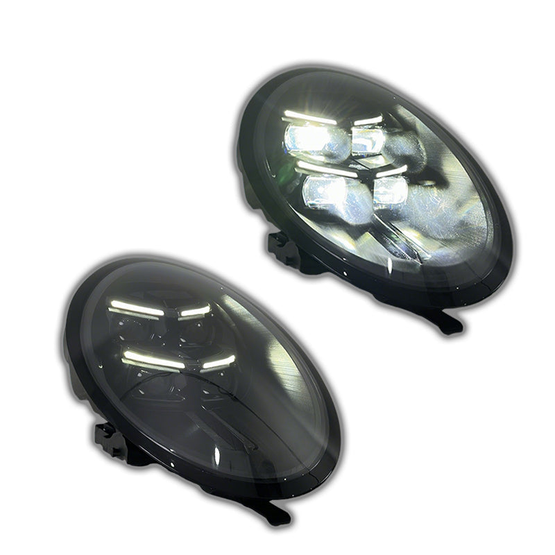 Matrix-Style Smoked LED Headlights for Porsche 911 (991) 2013-2018