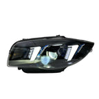 Dual Color LED Headlights Assembly for BMW 1 Series E82 E87 (2004–2011)