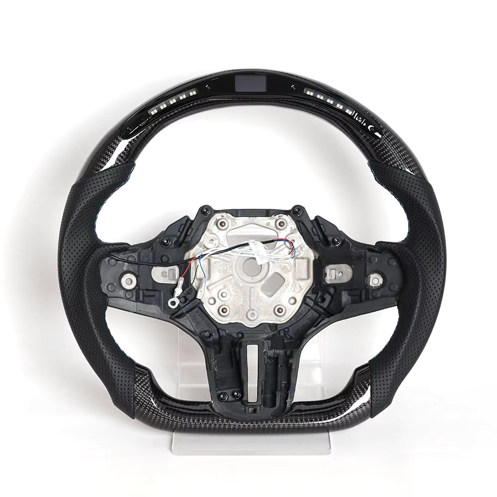 M Sport Real Carbon Fiber LED Steering Wheel for BMW G20 G21 G22 G26 G28 G29 G80 G82 G83