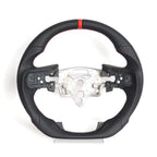 Full Leather Steering Wheel for GMC Sierra 1500 AT4, Denali, 2500HD & 3500HD 2019–2025 with Paddle Shifter Cutouts