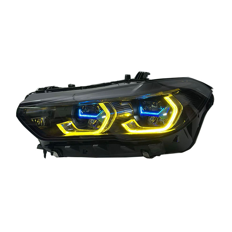 Laser LED Headlights Assembly for BMW X5 G05 (2019–2022) | Low & High Beam Laser Upgrade | Dual Color DRL | Plug & Play