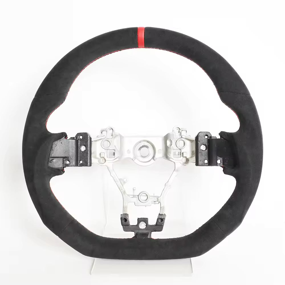 Suede Carbon Fiber Steering Wheel for Subaru WRX STI S209 2015-2021