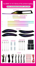BMW 3 Series F30 / F34 / F35 LHD & RHD Interior 64-Color Symphony Starry Sky LED Ambient Light Kit 2013 - 2019