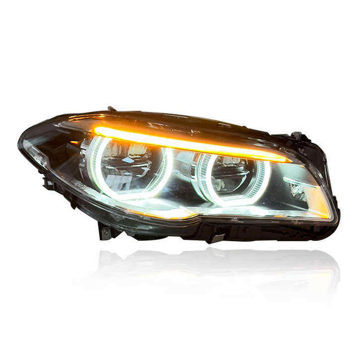 Full LED Headlights for BMW 5 Series F10/F18 2011-2017 Plug-and-Play Headlight Assembly