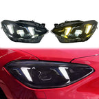 Snake Eyes Style Dual DRL LED Headlights Assembly for BMW 1 Series F20 F21 (2012–2014)