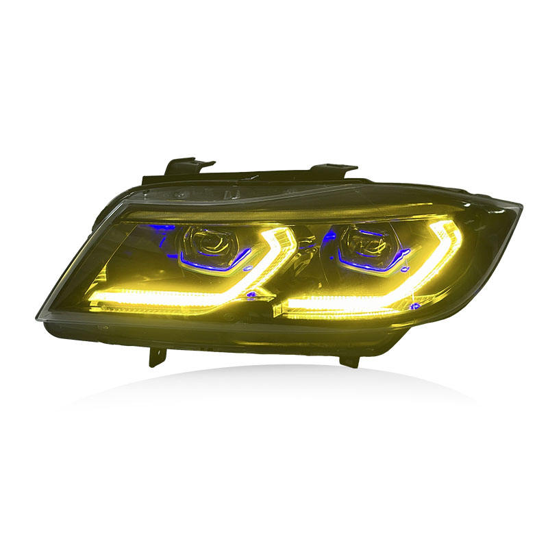 Dual-Color LED Headlights for BMW 3 Series E90/E91 2005-2012