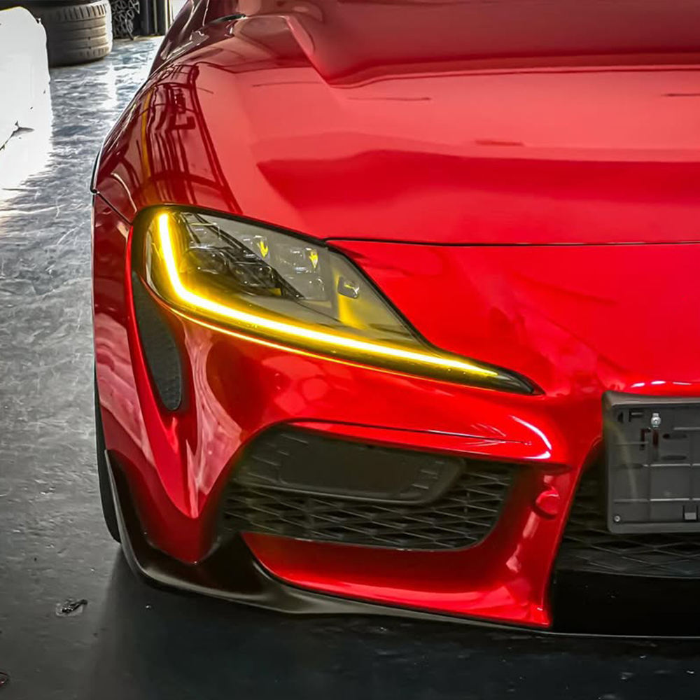 Dual-Color LED DRL Modules for Toyota GR Supra A90/A91 2020-2024