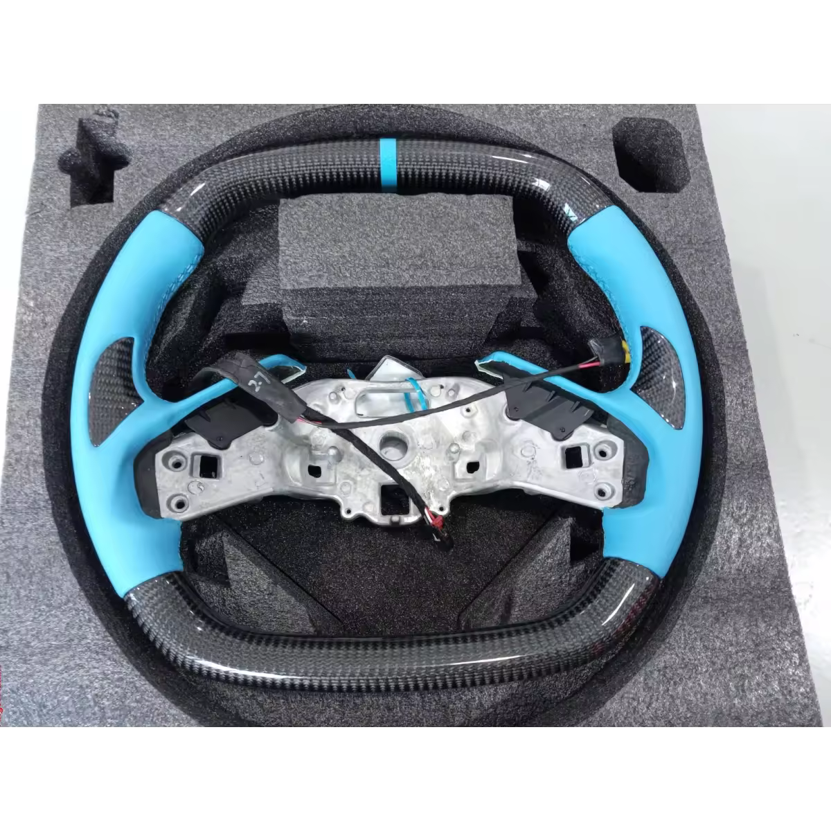 Heated LED Display Carbon Fiber Steering Wheel for Chevrolet Corvette C8 (2020–2025)