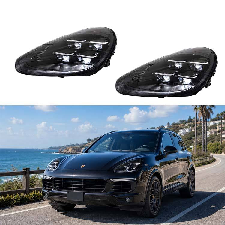 2024 PDLS Matrix Style LED Headlights for Porsche Cayenne 958.2 2015-2017