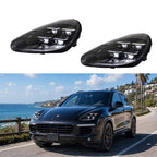 2024 PDLS Matrix Style LED Headlights for Porsche Cayenne 958.2 2015-2017