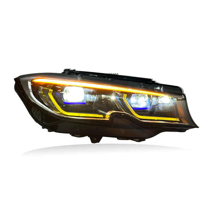 Laser Triple-Color LED Headlights for BMW 3 Series G20/G28 & M3 G80 2019-2022