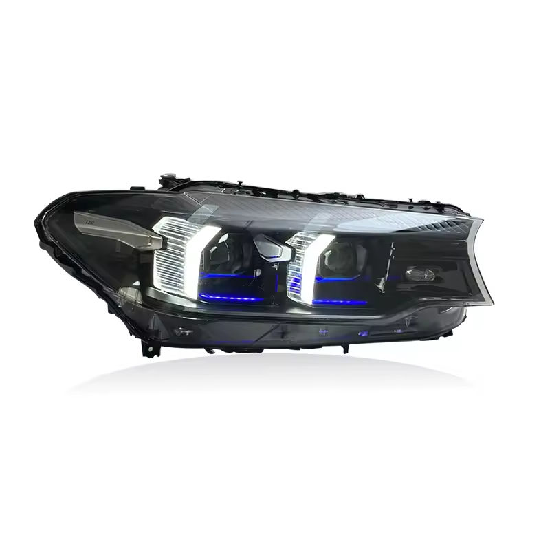 Dual Color LED Headlights Assembly for BMW 5 Series G30 G38 (2018–2020)