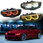 V3 IKON Style LED Headlights for BMW 4 Series F32/F33/F82 2013-2017