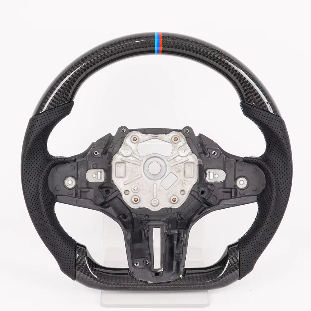 M Sport Real Carbon Fiber LED Steering Wheel for BMW G20 G21 G22 G26 G28 G29 G80 G82 G83