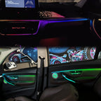 BMW 3 Series F30 RHD Interior 64-Color Dynamic Symphony LED Ambient Light Kit with Armrest Trim 2013 - 2019