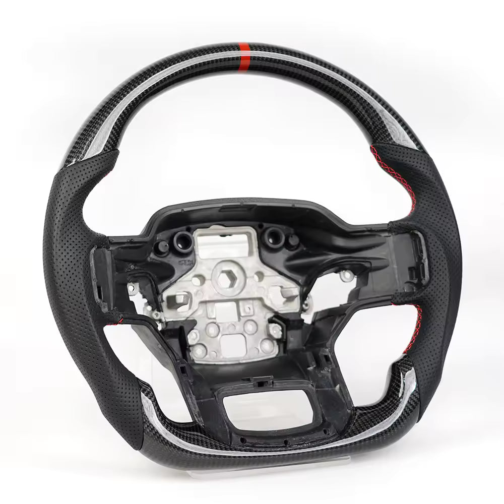 Carbon Fiber Steering Wheel for Ford F-150 Raptor 2021-2023