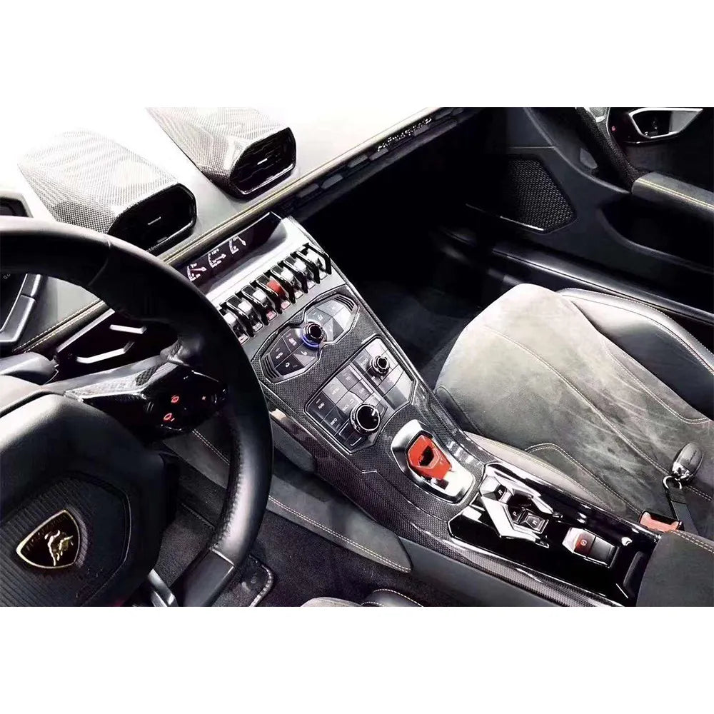 Carbon Fiber Interior Trims Replacement Set (10pc)  - Lamborghini Huracan
