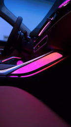 BMW 3 Series G20 / G28 / G80, 2 Series, i3, M3, M4 & G22 / G82 Center Console Saddle 64-Color LED Ambient Light Kit 2020 - 2024