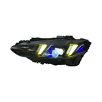 Triple-Color Snake Eyes Style LED Headlights for BMW G22/G82 2021-2025