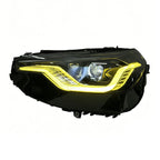Smoke/Shadow Laser Dual-Color LED Headlights for BMW M2 G42 / 2 Series 2022+
