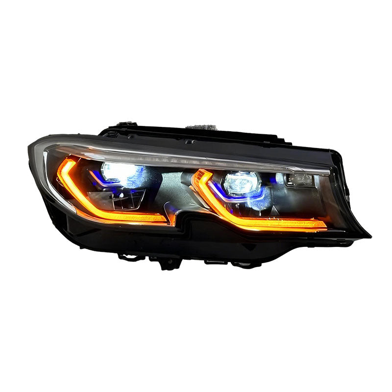 Laser Triple-Color LED Headlights for BMW 3 Series G20/G28 & M3 G80 2019-2022