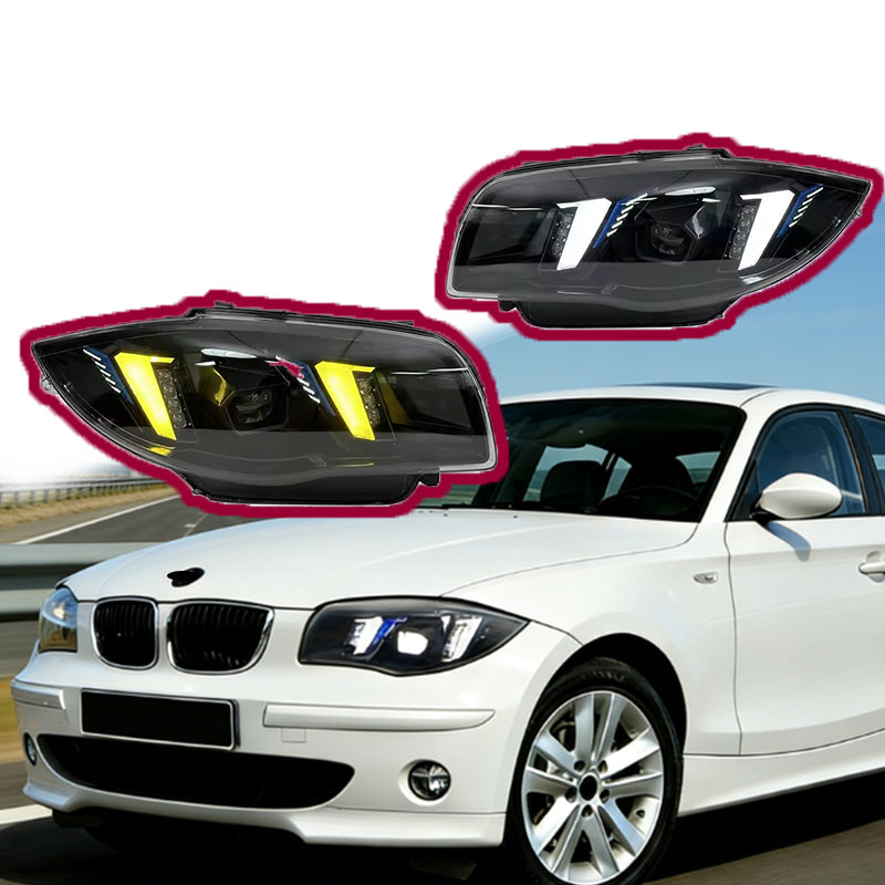 LED Headlights for BMW 1 Series E81 E82 E87 2004-2011