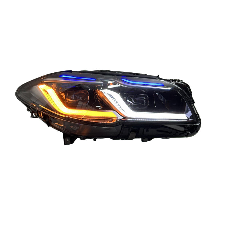 Dual Color LED Headlights Assembly for BMW 5 Series F10/F18