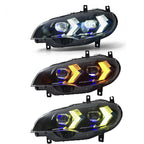 Dual-Color LED Headlights for BMW X6 E71 2008-2014