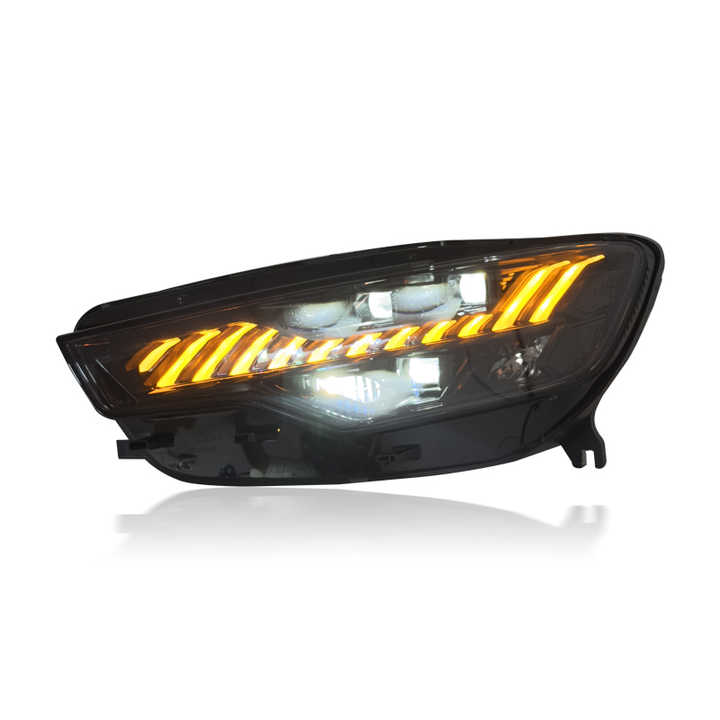 LED Headlights Assembly for Audi A6 / A6L C7 (2012–2018) | Dynamic Turn Signal Upgrade | LED Daytime Running Lights | Plug & Play