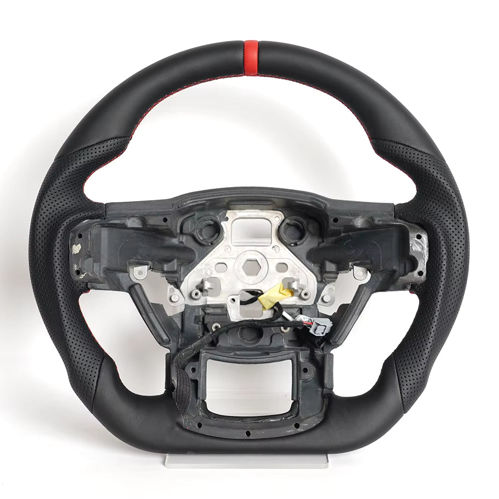 Real Carbon Fiber or Full Leather Heated Steering Wheel for Ford F-150 Raptor 2015-2020