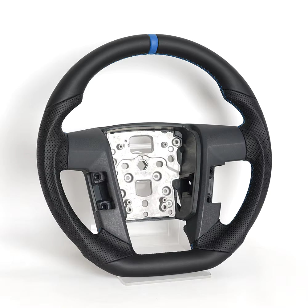 Premium Full Leather Steering Wheel for Ford F-150 & Raptor 2009-2014