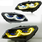 Dual Color LED Headlights Assembly for BMW Z4 E89 (2009–2016) | Laser Style Upgrade | Yellow & White DRL | Plug & Play